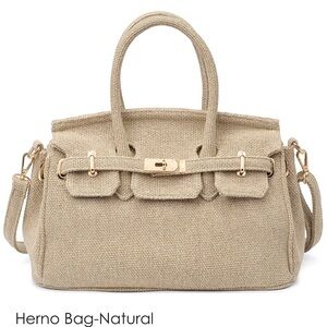 Benaar LA Herno Handbag Tote - Natural